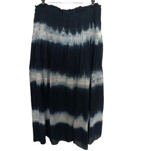 Johnny Was Amanda Bond Tie Dye tiered Skirt